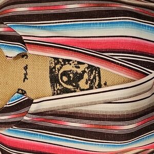 Multi Color Striped Deep V-NeckTunic